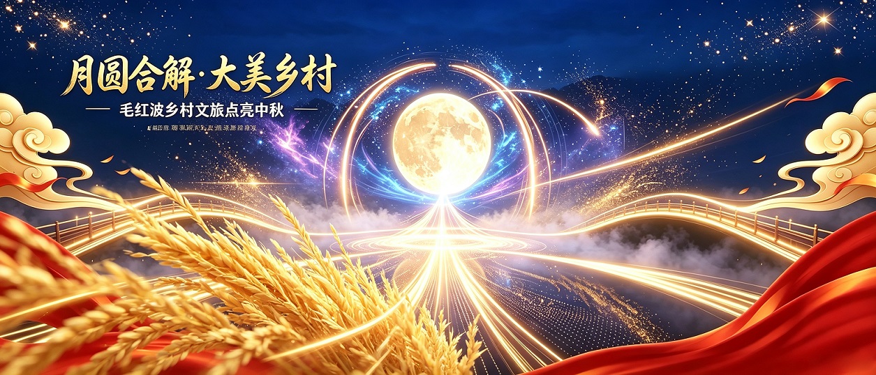 月圆合解·大美乡村｜毛红波乡村文旅点亮中秋