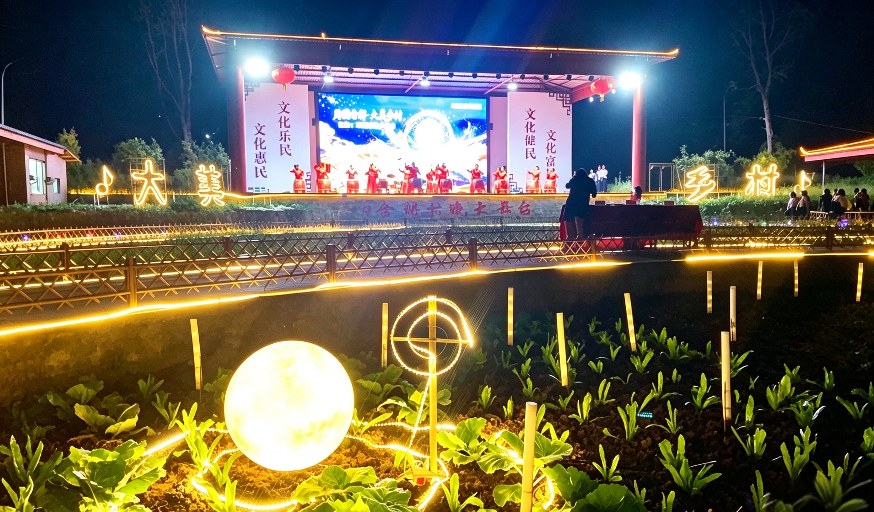 月圆合解·大美乡村｜合解村晚大舞台中秋文艺汇演圆满落幕